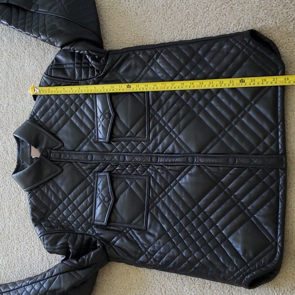 BURBERRY WEM QUILTED LEATHER JACKET - Picture 12 of 13